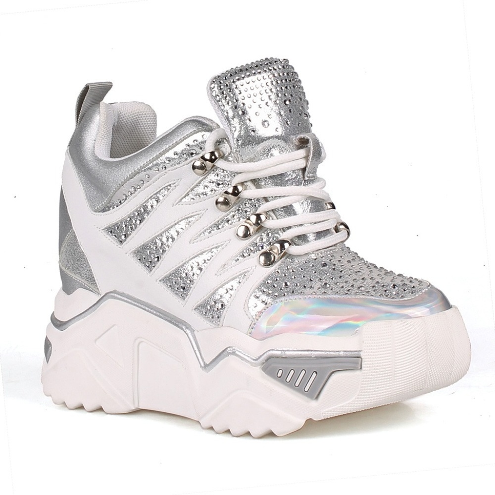 Damson-04 Women`s Platform Wedge Sneakers